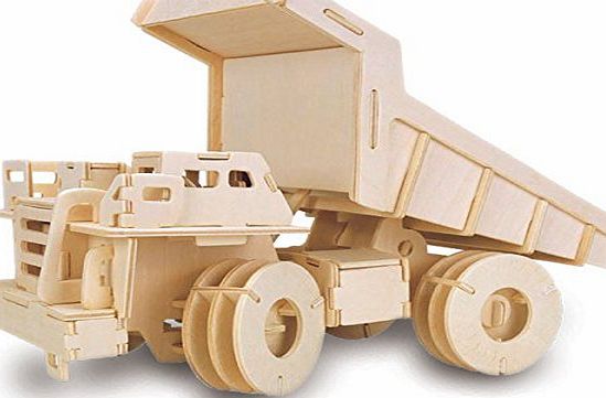 Dumper Truck Woodcraft Construction Kit
