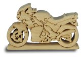 Quay Sports Bike - Handcrafted Wooden Puzzle