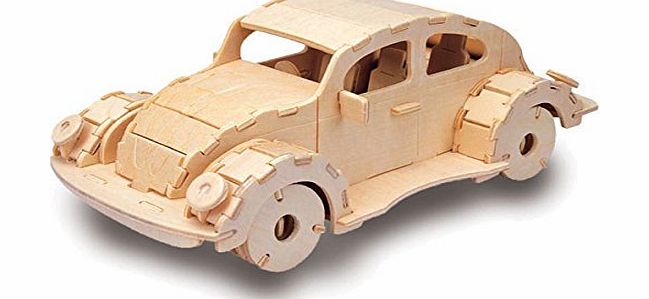 VW Beatle Woodcraft Construction Kit