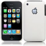 IPHONE 3G S / 3GS RUBBERISED BACK COVERS - WHITE PART OF THE QUBITS ACCESSORIES RANGE