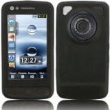 Samsung M8800 Pixon Black Silicon Skin Case with Screen Protector by Qubits