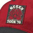 Queen Crest With Tour 75 Red/Black