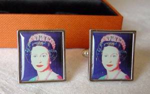Queen Elizabeth II cufflinks