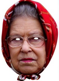 Headscarf Celebrity Face Mask (Card)