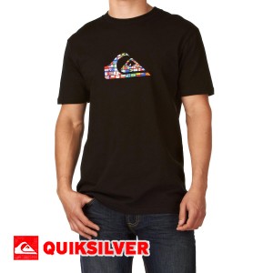 Quiksilver T-Shirts - Quiksilver Flag