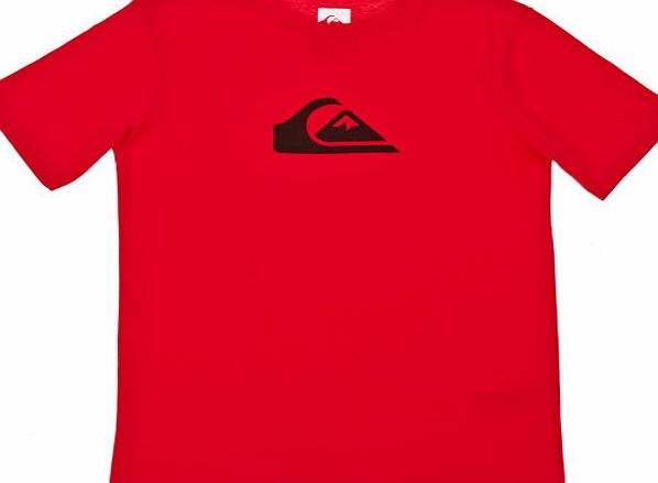 Quiksilver Boys Quiksilver Short Sleeve Logo Bright Youth