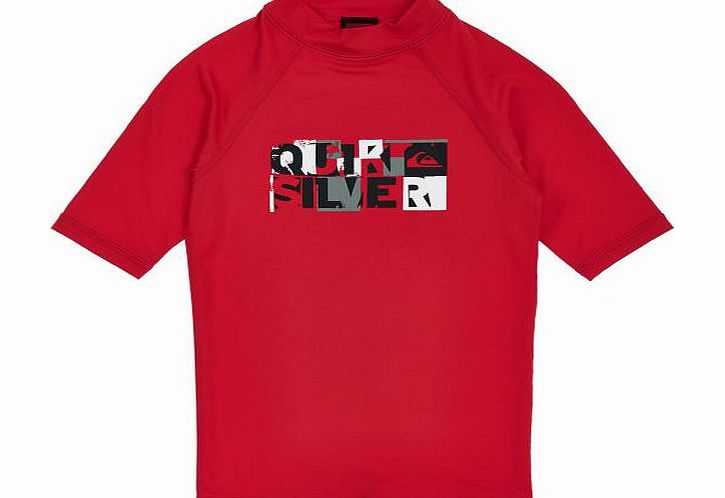 Quiksilver Boys Reproduction Short Sleeve Rash