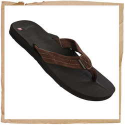 Quiksilver Carver Flip Flops Brown