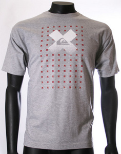 Quiksilver Clothing Omnicrom T-Shirt Grey Large