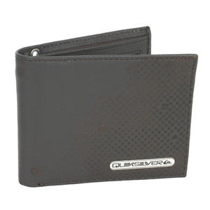 Mens Quiksilver Day In Life Leather Wallet. Black