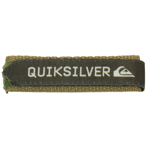 Quiksilver Mens Mens Quiksilver Velcro Watch Strap. Logo Charcoal
