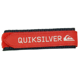 Quiksilver Mens Mens Quiksilver Velcro Watch Strap. Logo Red
