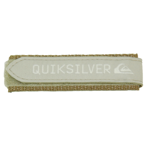 Quiksilver Mens Mens Quiksilver Velcro Watch Strap. Logo Silver