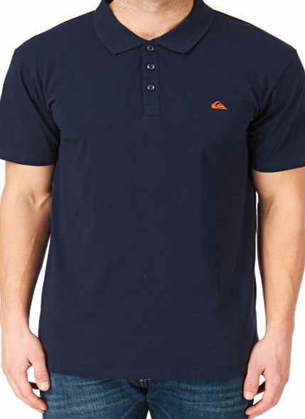 Quiksilver Mens Quiksilver Dartford Polo Shirt - Navy Blazer