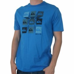 Mens Quiksilver Global A Tee Nomad Blue