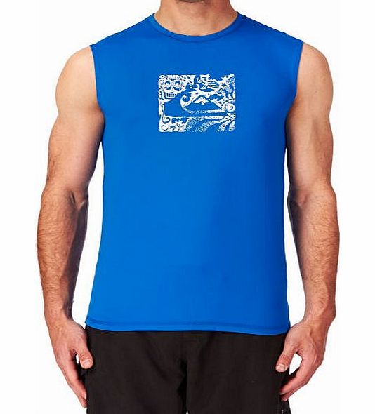 Quiksilver Mens Quiksilver Rolland Sleevless Surf Tee - Blue