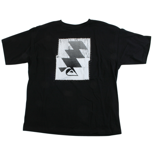 Mens Quiksilver Saw Tooth Ss Tee Black