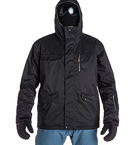 Mens Raft 10K Snow Jacket - Black, Small