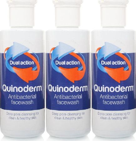 Quinoderm, 2102[^]0098764 Face Wash - Triple Pack