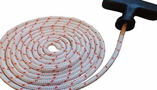 Qulaity recoil cords   free handles 3.5MM X 2 METRES Petrol grass cutter lawnmower engine starter rope recoil pull cord amp; free handle