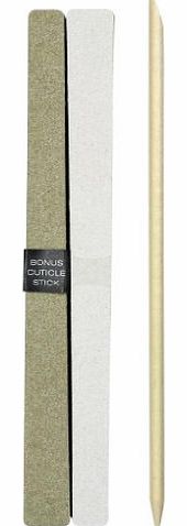 10 Emery Boards with Bonus Cuticle Stick 145mm