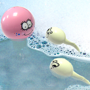 Sperm and Egg Bath Toys