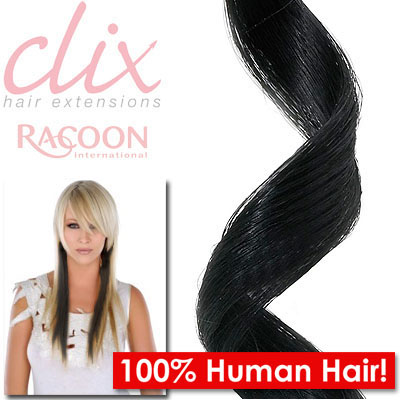 Racoon Clix Human Clip-in Hair Extensions - 2