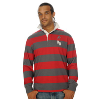 Raging Bull Long Sleeve Stripe Rugby Shirt -