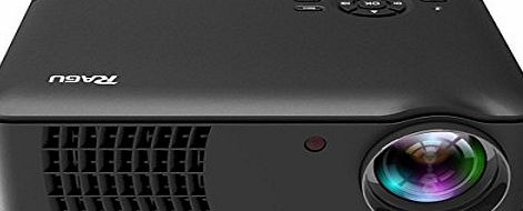 Ragu Projector, RAGU RG-01 Projector 1280*768 Resolution Support 1080P Video for Home Movie by USB HDMI VGA SD AV
