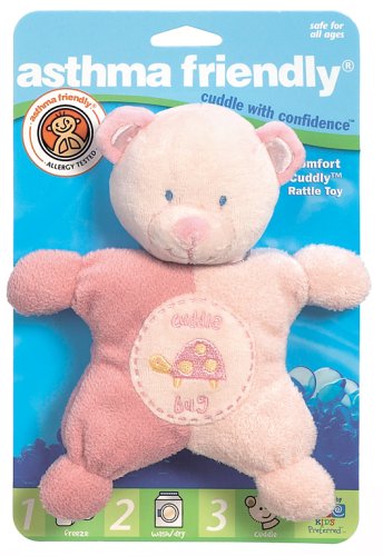 Asthma Friendly Small Comfort Cuddly Pink Bear 20cm AF47200 Rainbow Designs