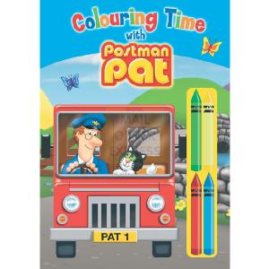 rainbow Designs Postman Pat Colouring Time
