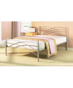 RAINBOW Double Bedstead with Deluxe Mattress