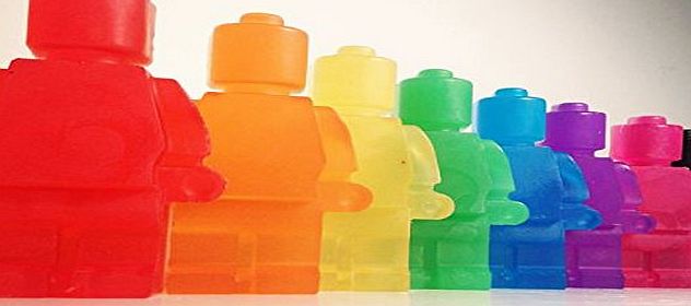 Rainbow Sensation Lego Man Soap - Scented - SLS Free (Blue - Jellybean)