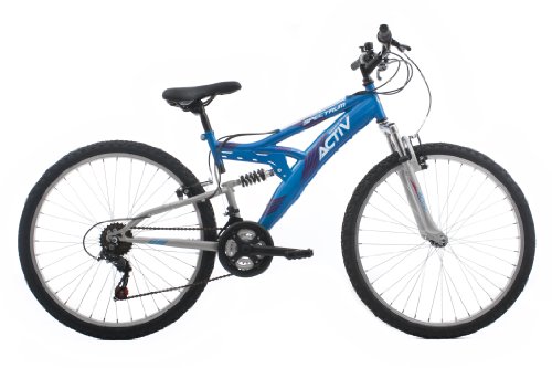 Activ by Raleigh Spectrum Womens Dual Suspension Mountain Bike - Blue, 16 Inch