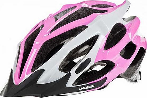 Extreme Cycle Helmet - Pink and White