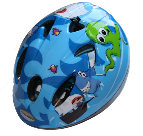 Kids Rascal Pirate Cycle Helmet - Blue, 44-50 cm