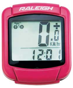 Raleigh Pink Cycle Computer