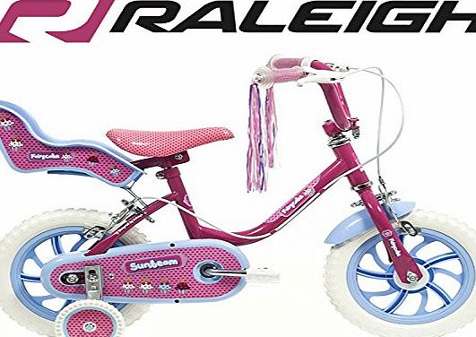 Raleigh Sunbeam Raleigh Fairycake Sunbeam 12 inch Girls Bike with Parent Handle