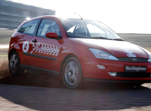 rally driving session at Rockingham
