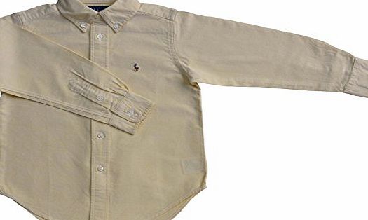 Ralph Lauren Boys Ralph Lauren OXFORD SHIRT - Small Pony YELLOW sz 0 1 2 3 4 5 6 7 8 9 years (10 (10-11rs))