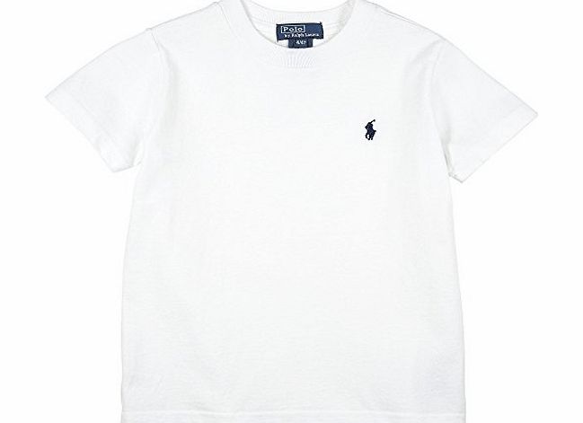 Boys T-shirt, White, size M