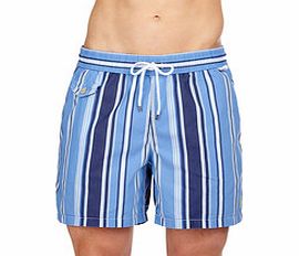 Ralph Lauren Cornflower blue striped swim shorts