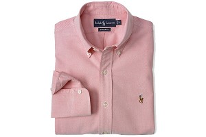 Ralph Lauren Custom Fit Down Button Oxford Shirt