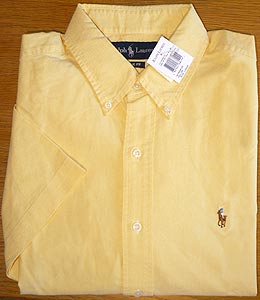 Polo - Classic Short-sleeve Oxford Shirt With Polo Player Embroidery