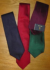 Polo - Hand-made Plain Silk Tie
