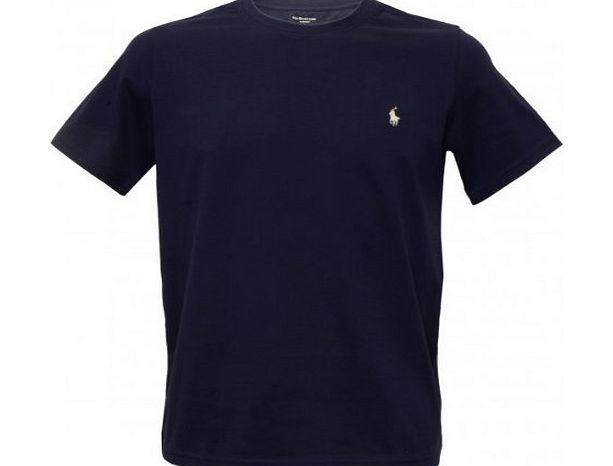 Polo Ralph Lauren Short-Sleeve Crew Neck T-Shirt, Navy Size: XX-Large