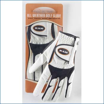 2 x RAM ALL-WEATHER SYNTHETIC GOLF GLOVES
