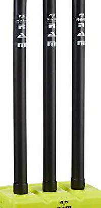 Ram Cricket Batting Stumps - Plastic - Black / Yellow / Red