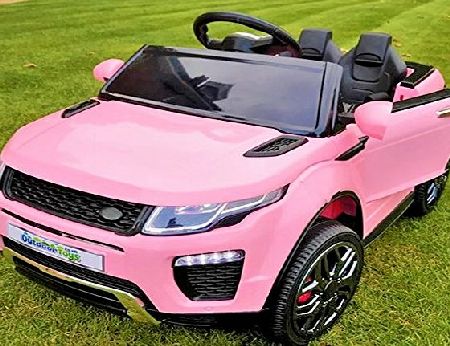 RANGE ROVER  Evoque Style 12v Childs Ride On Car - Pink