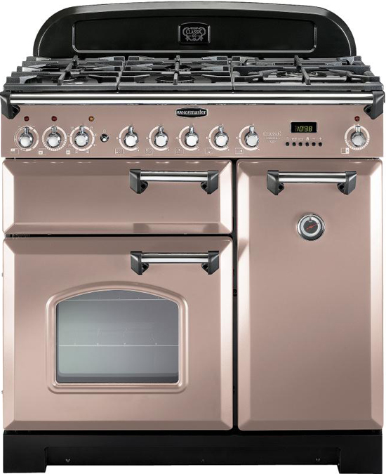 electric range with convection oven